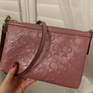 Coach Legacy Zip Top Crossbody in Signature Leather